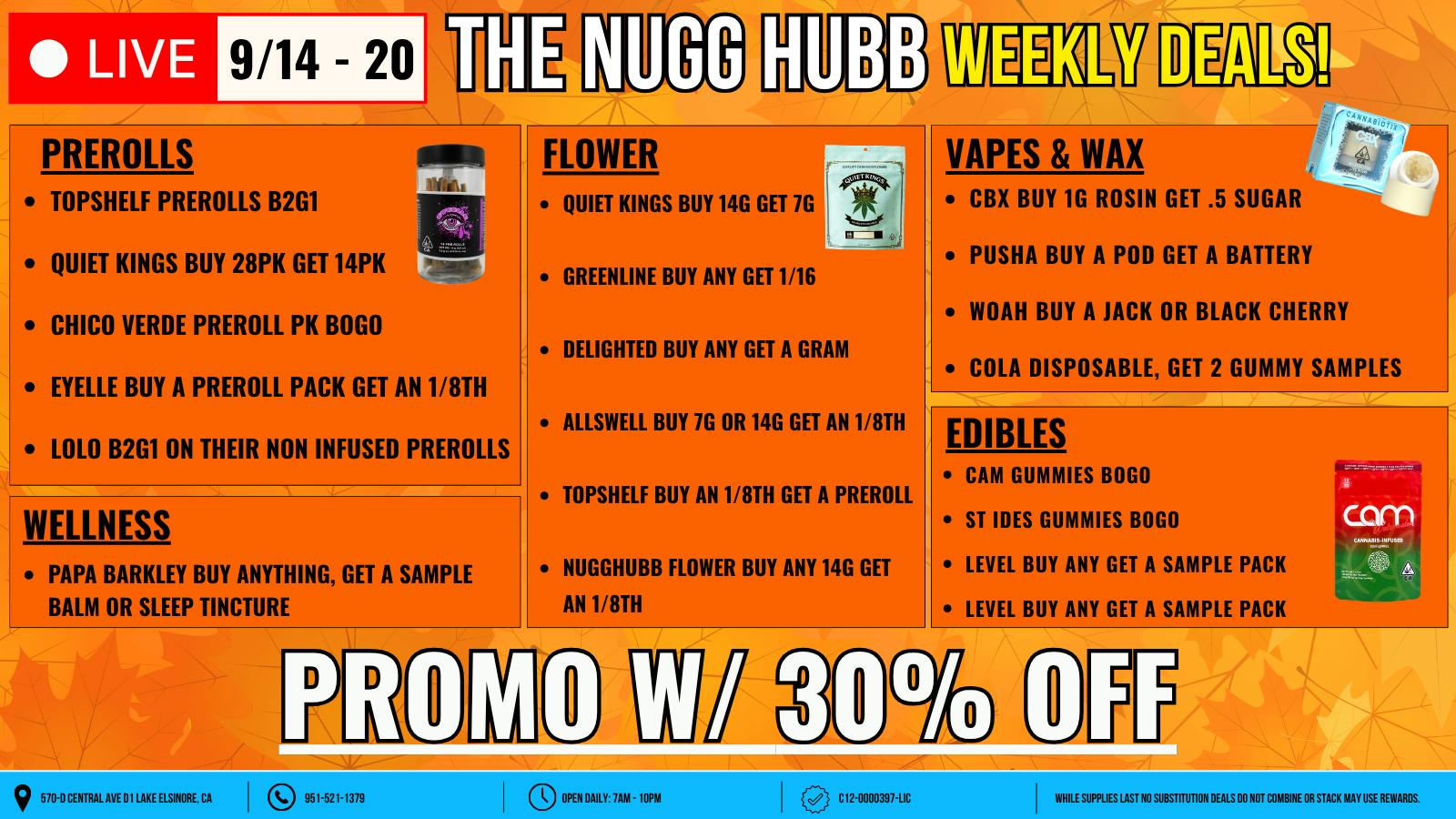The Nugg Hubb The Nugg Hubb Weekly Deals!