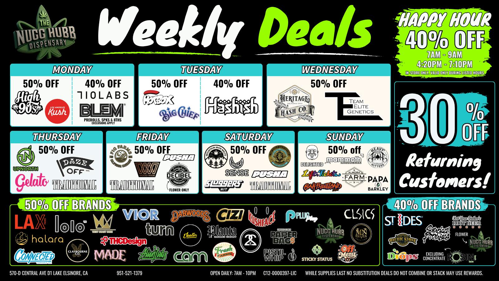 The Nugg Hubb The Nugg Hubb Weekly Deals!