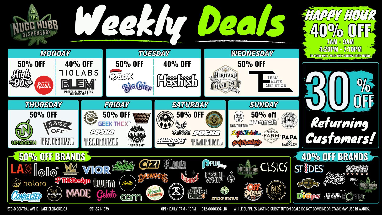 The Nugg Hubb The Nugg Hubb Weekly Deals!