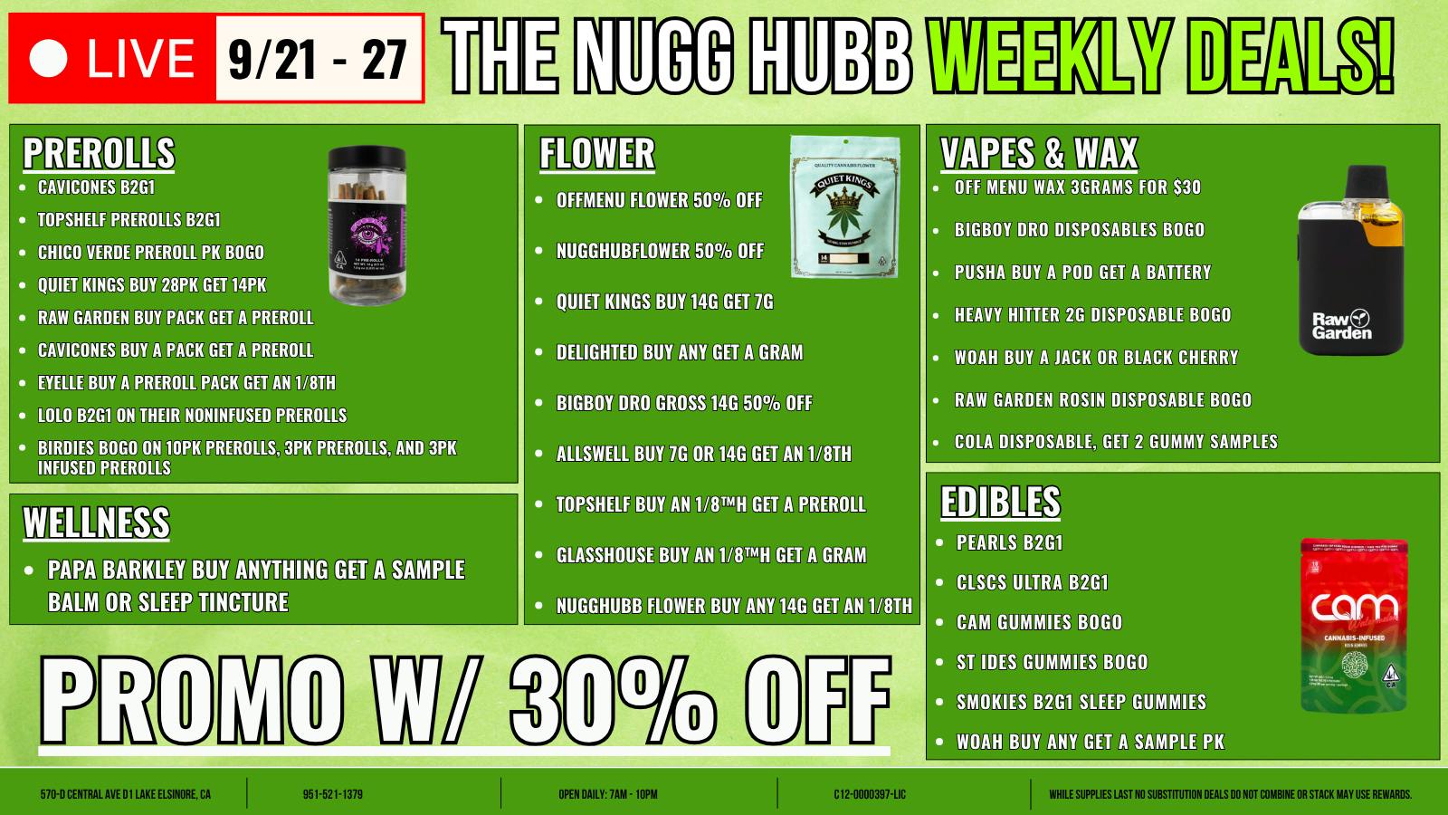 The Nugg Hubb The Nugg Hubb Weekly Deals!