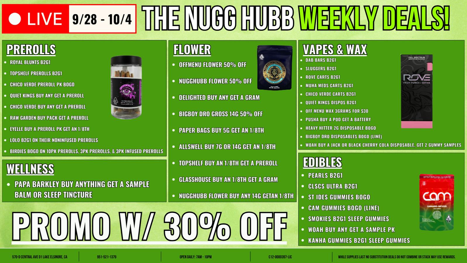 The Nugg Hubb The Nugg Hubb Weekly Deals!