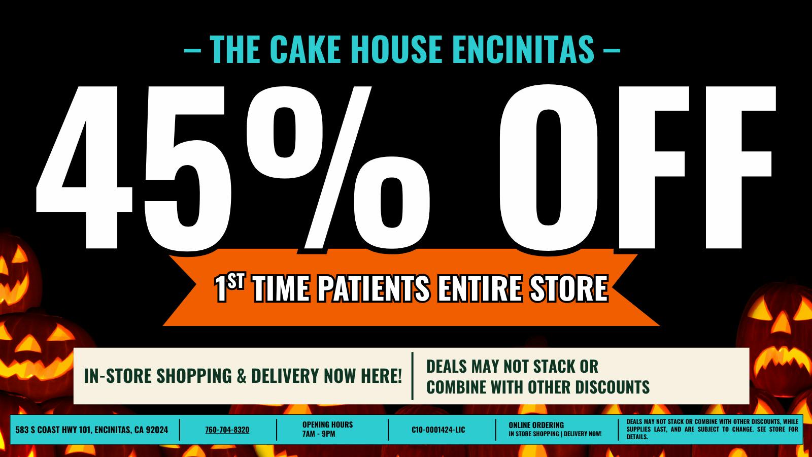 The Cake House - Encinitas TCH Encinitas 1st time customers Deal!