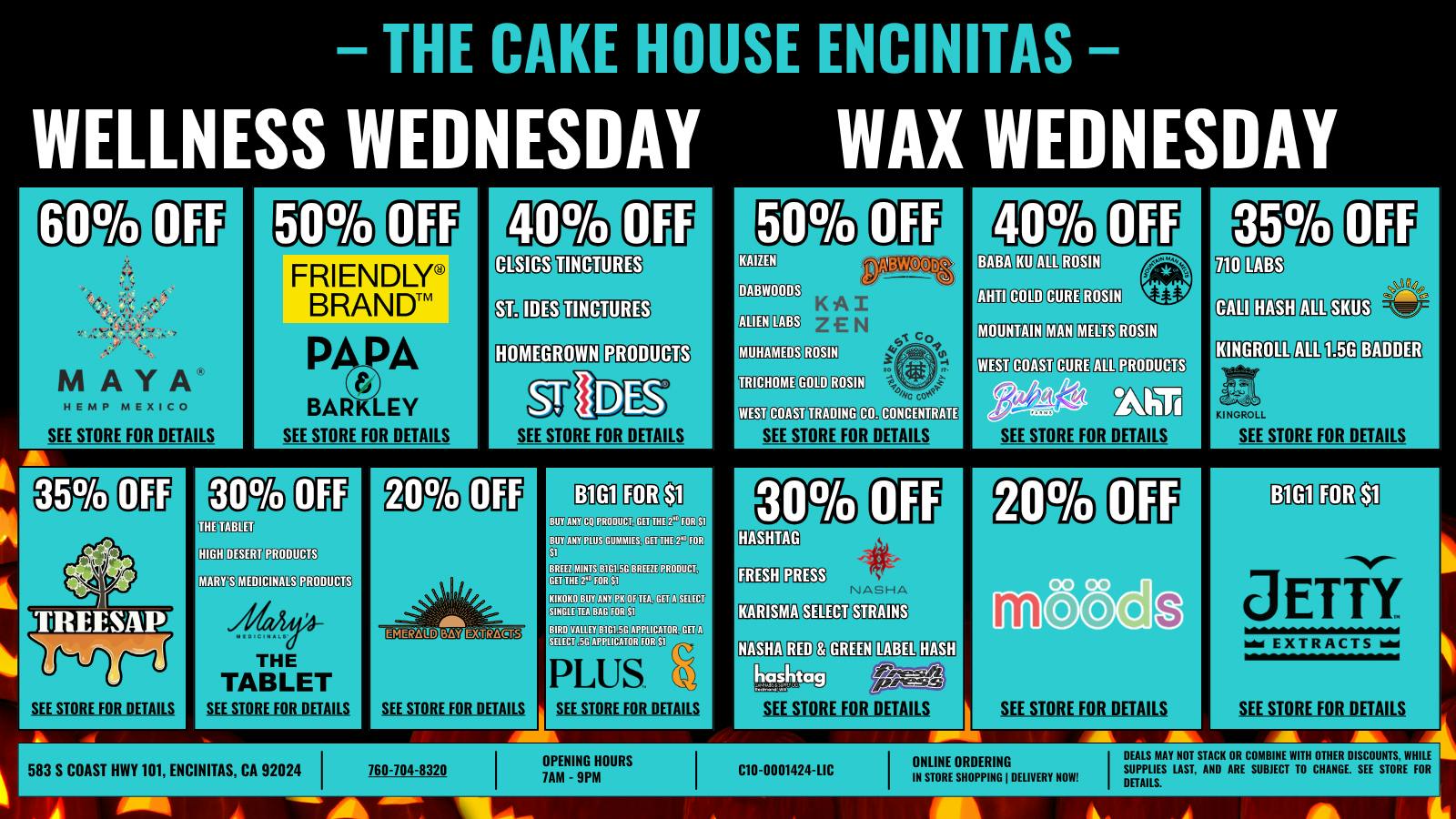 The Cake House - Encinitas Wax & Wellness Wednesdays + 45% OFF FTP!