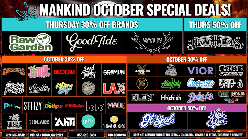 Mankind Delivery THURSDAY BRAND DEALS | 30% OFF