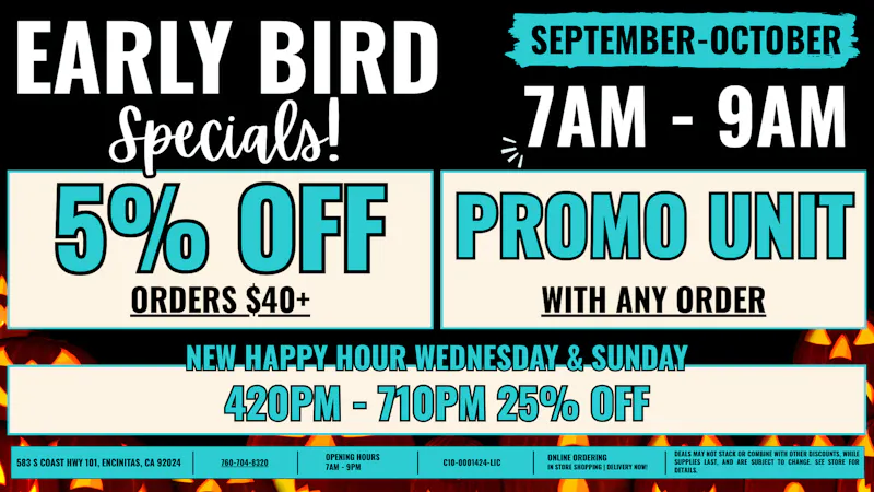 The Cake House - Carlsbad TCH Encinitas Early Bird Special!