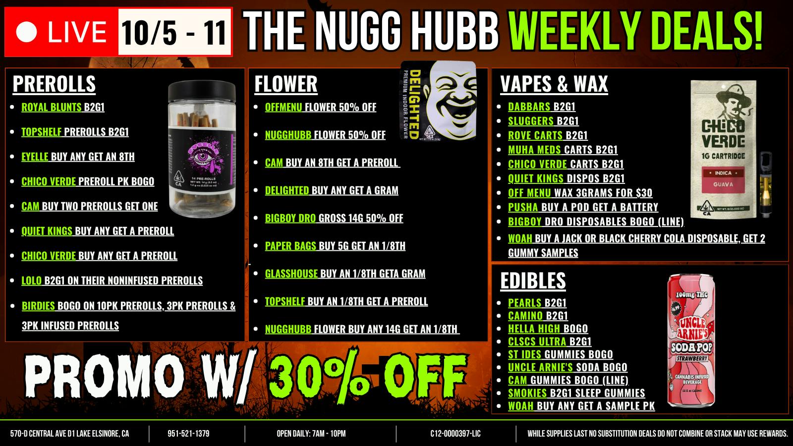 The Nugg Hubb The Nugg Hubb Weekly Deals!