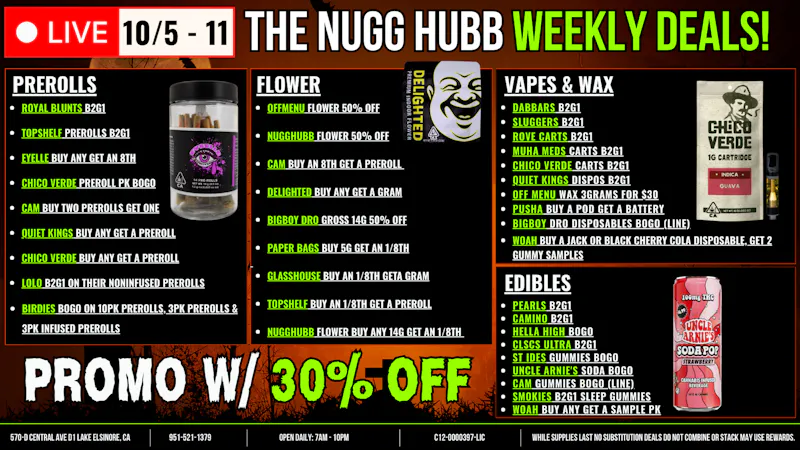 The Nugg Hubb The Nugg Hubb Weekly Deals!