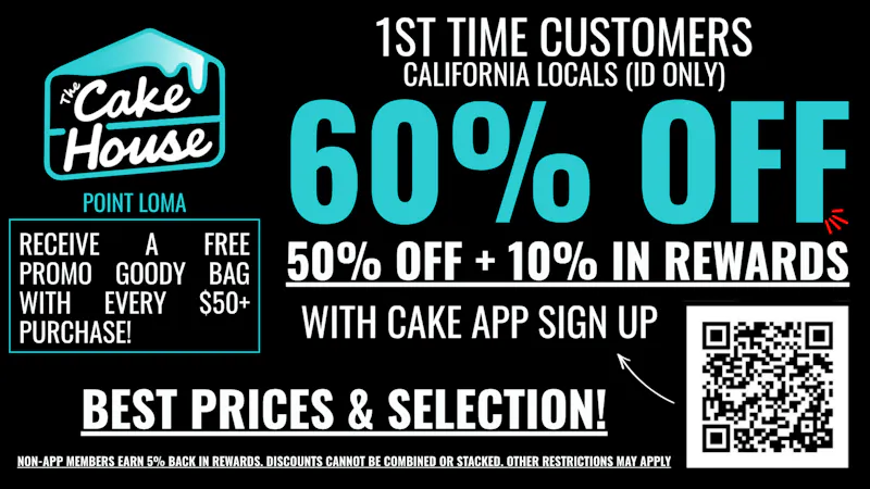 The Cake House Point Loma POINT LOMA NEW CUSTOMERS SAVE 60% IN TOTAL VALUE!