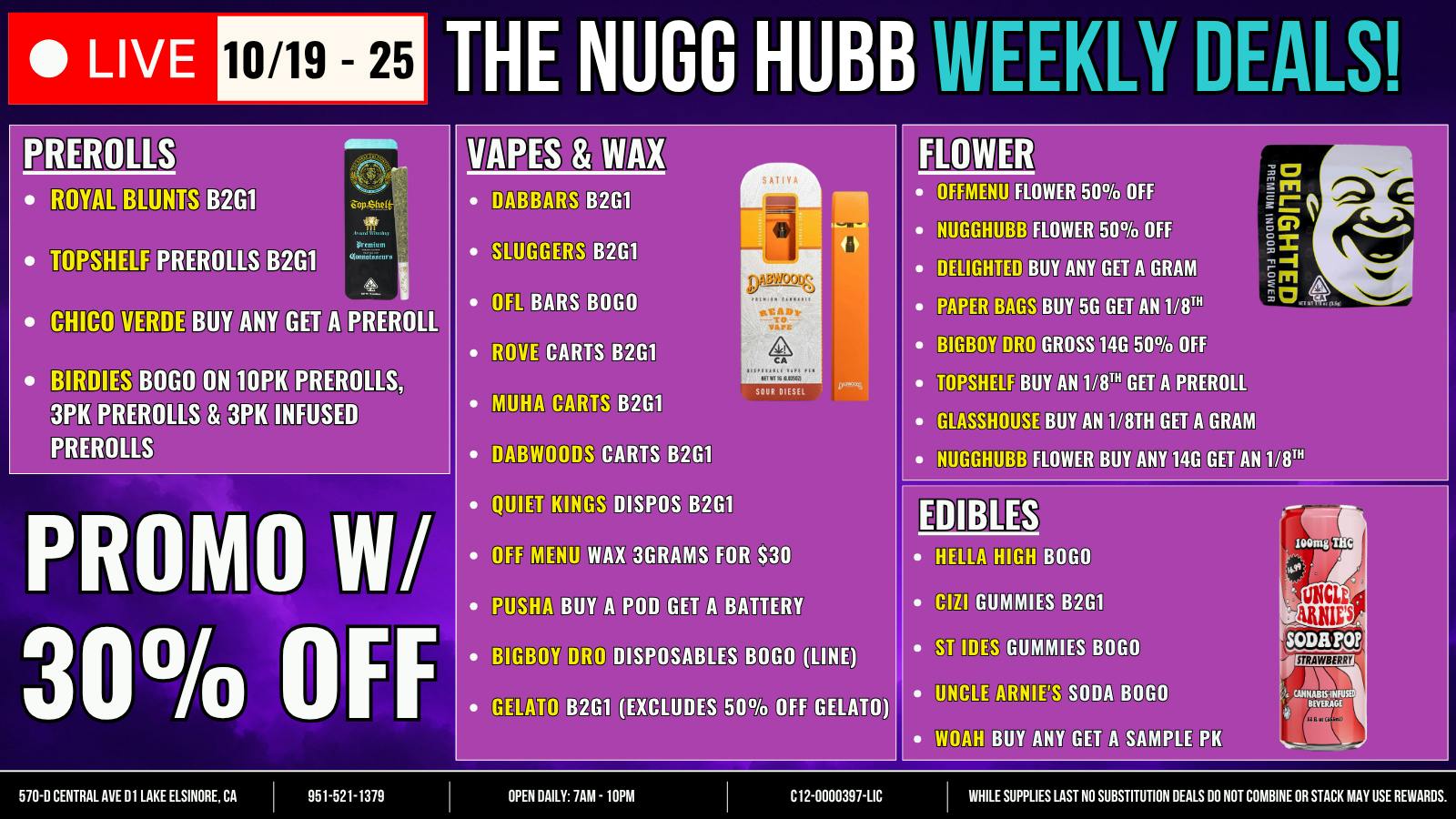 The Nugg Hubb THE NUGG HUBB DEALS + PROMO | SAVE 30% OFF!
