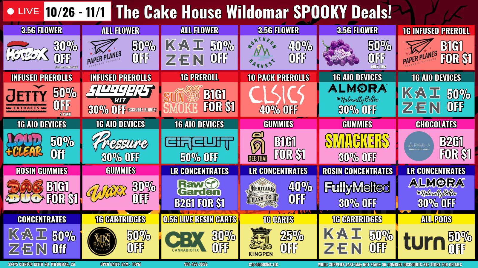 The Cake House - Wildomar WILDOMAR TOP 30 DEALS | BIG SAVINGS