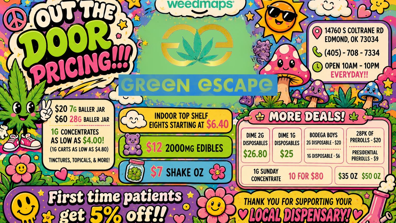 Edmond Green Escape OUT THE DOOR PRICING!