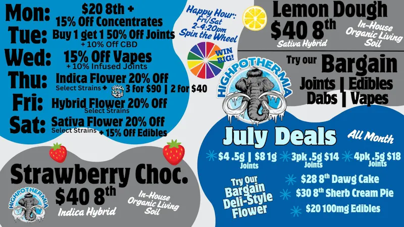 Highpothermia Daily Deals July