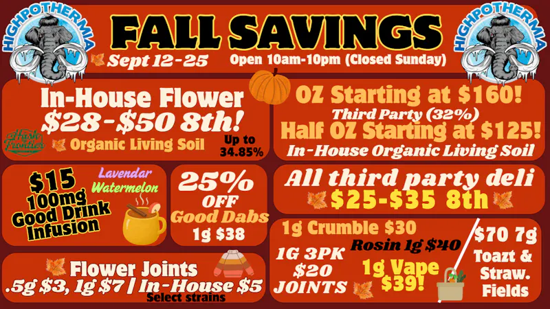 Highpothermia PRICES ARE FALL-ing!
