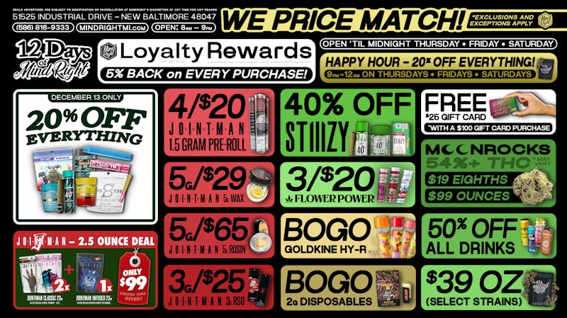 MindRight ‼️20% off EVERYTHING ‼️12 Days of MindRight 🎄🍃