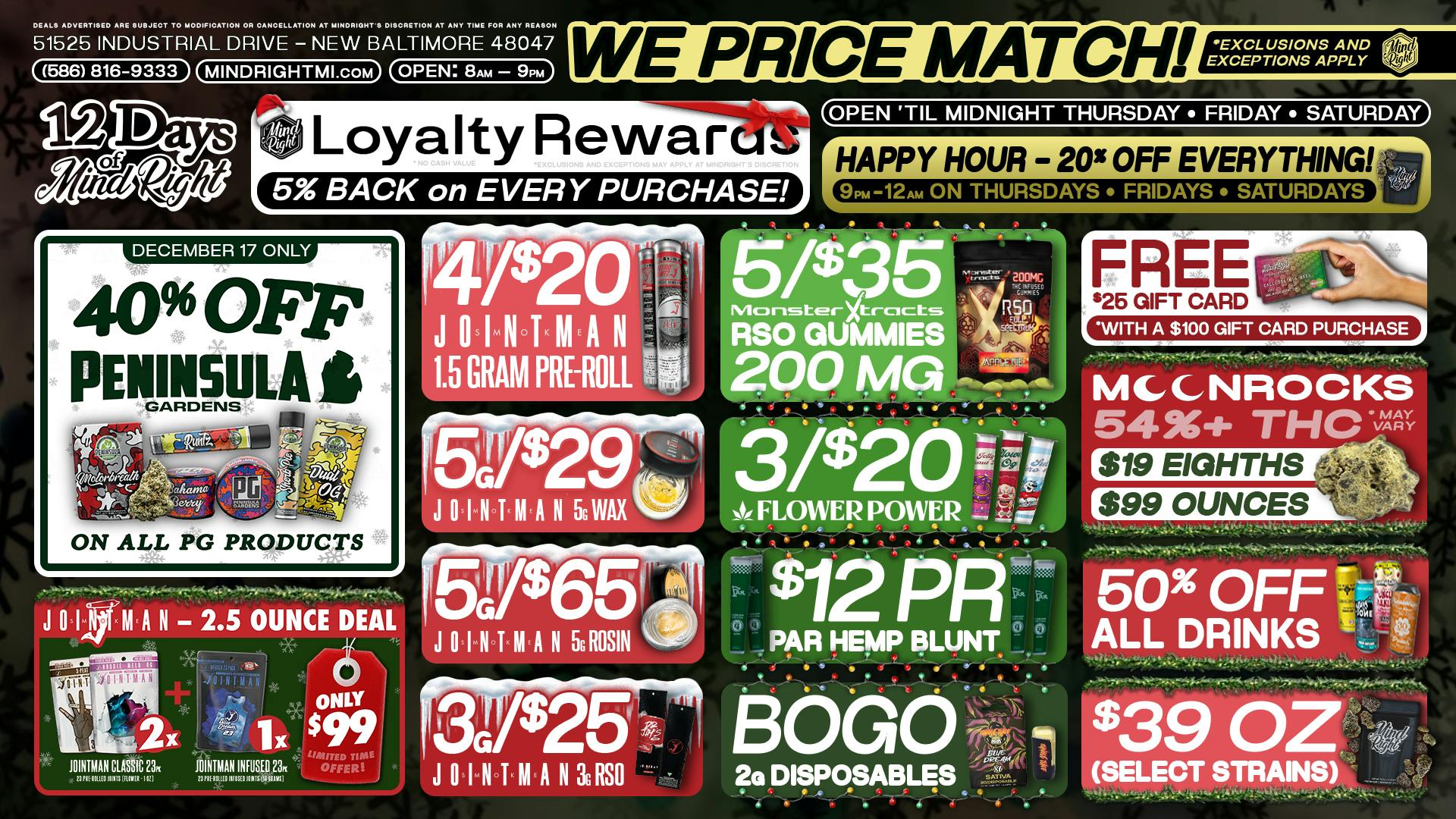 MindRight 🍃🎄Day 5 of 12 Days of Mindright 🎄🍃 40% off PG