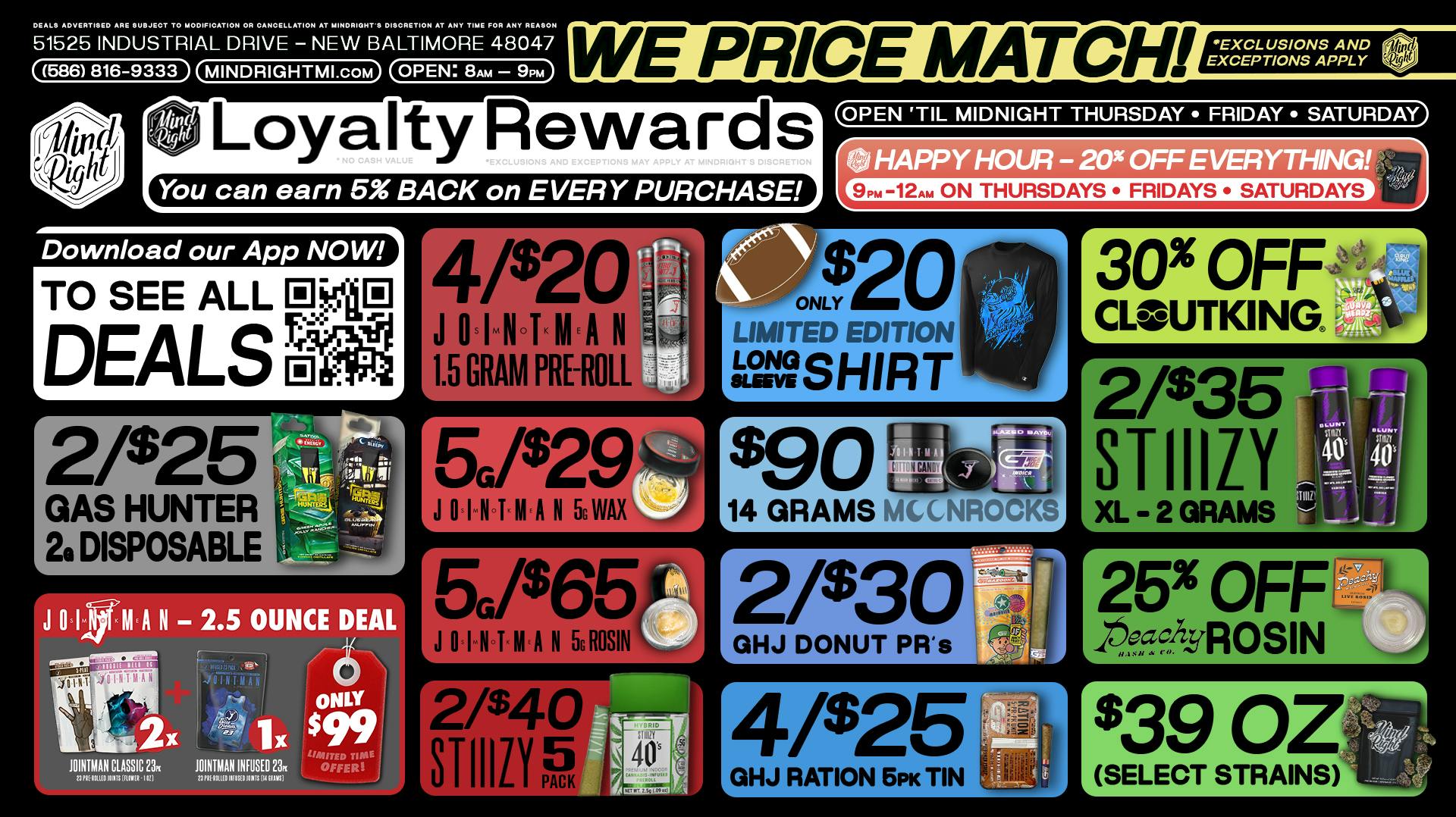 MindRight Best Deals in Town!! Open Til' Midnight🌕