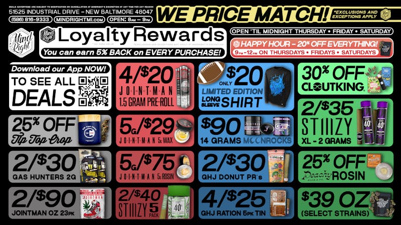 MindRight No 24% Tax Over Here! Open Til Midnight🌕🍃