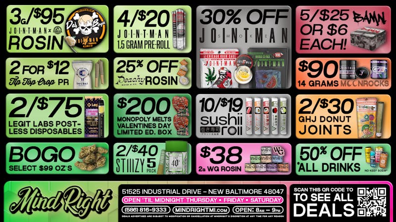 MindRight Best Deals in Town, Huge Flower Selection🍃