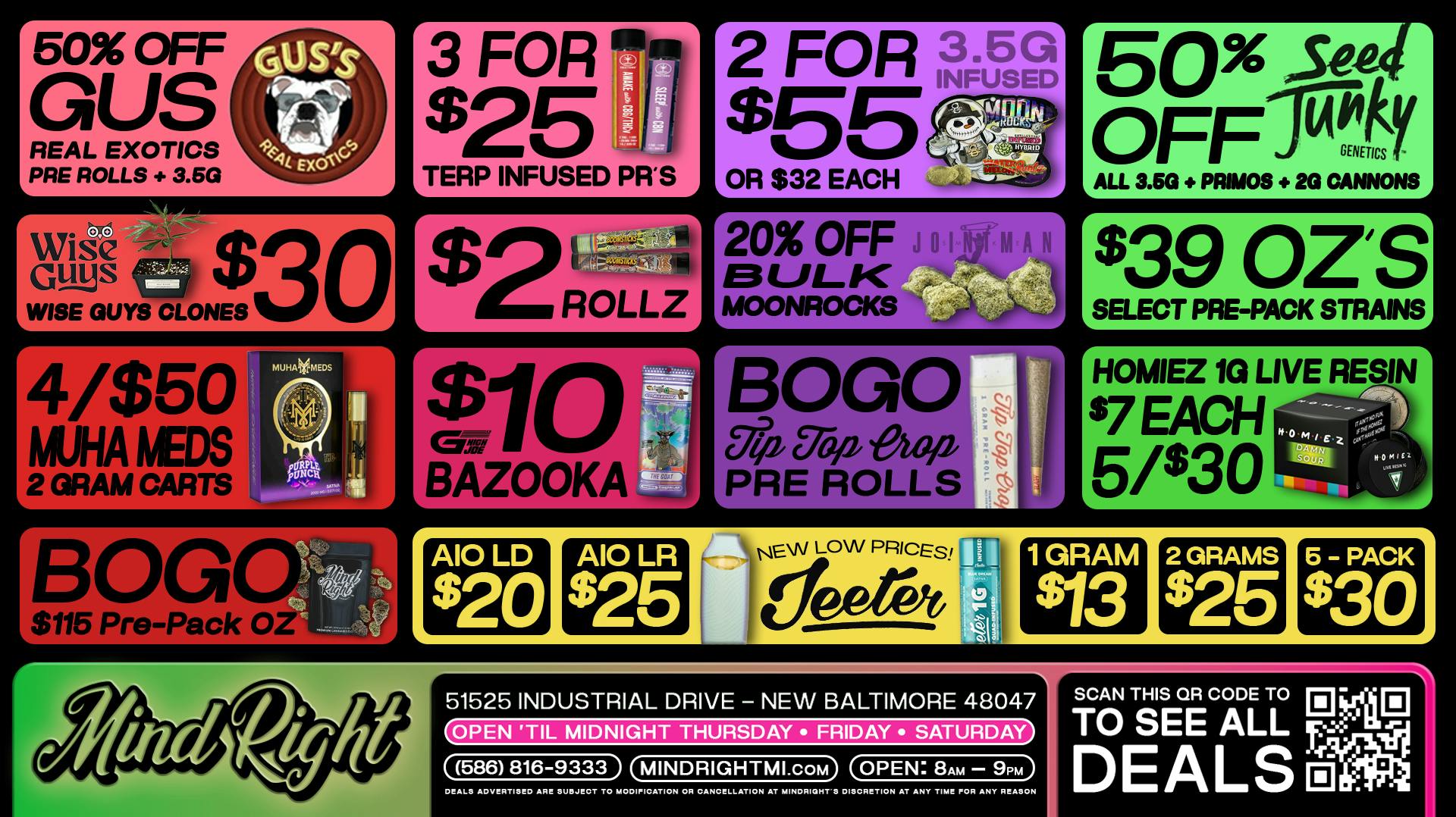 MindRight Mindright New Balt! Open Til Midnight - 20% Off!