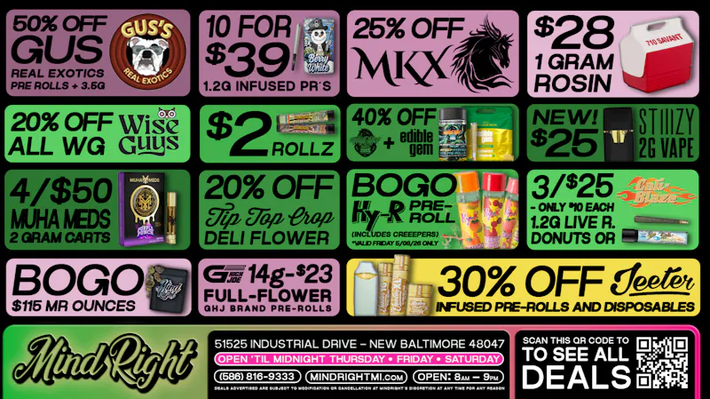 MindRight Best Dispensary in Town 🍃 Open Til Midnight!