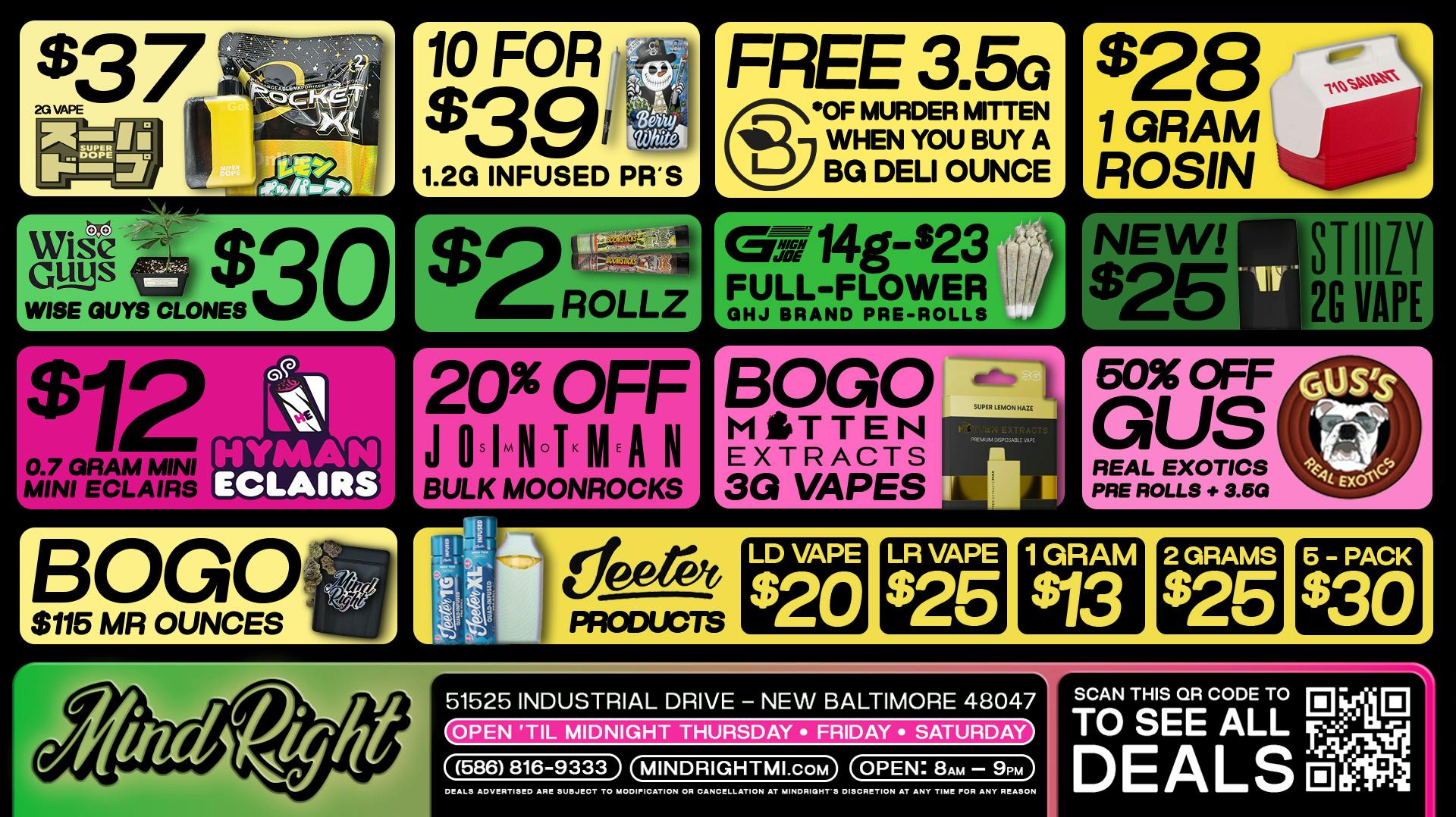 MindRight Best Deals in Town! Come get your Mind-Right🍃