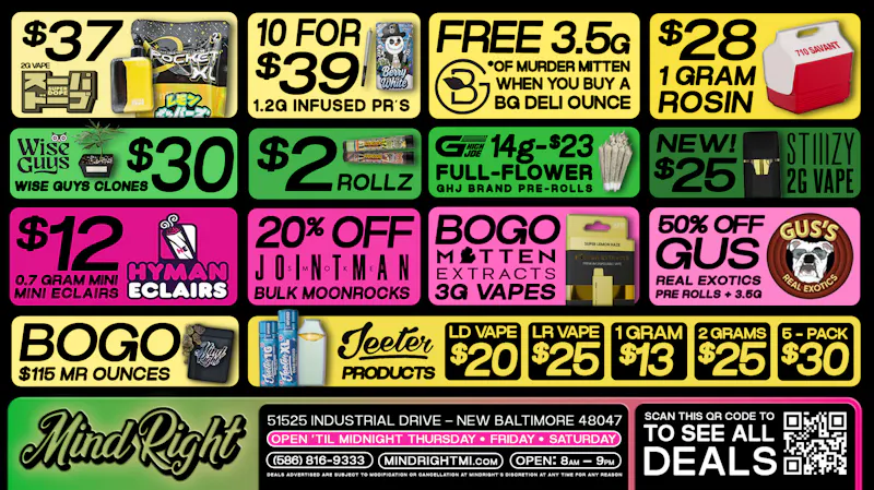 MindRight Best Deals in Town! Come get your Mind-Right🍃