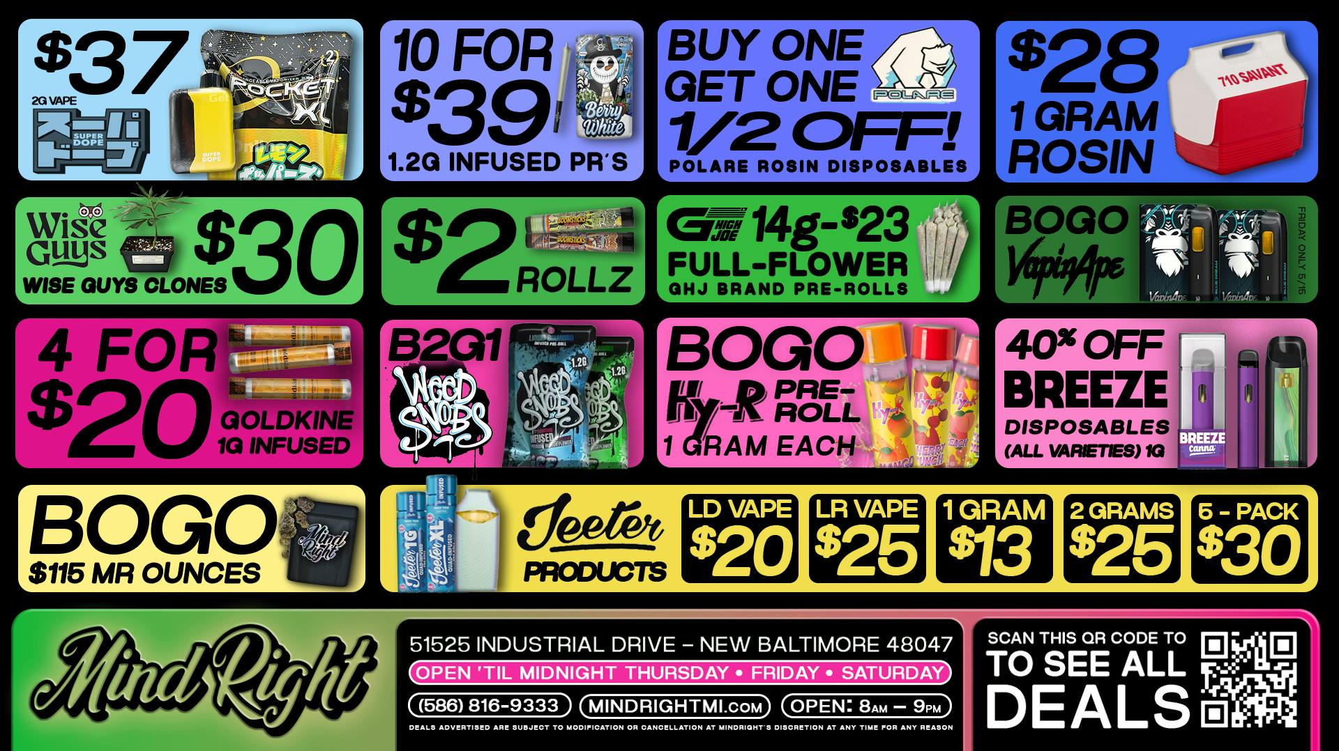 MindRight Best Dispensary in Town, Open Til' Midnight!🌕