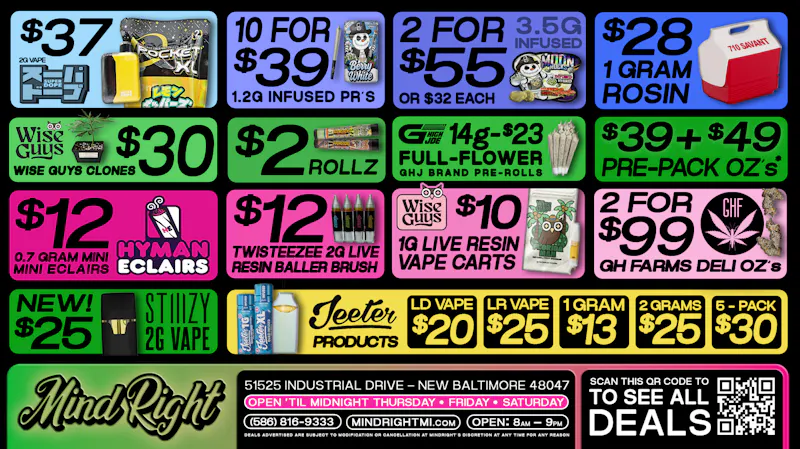 MindRight Mindright New Baltimore - Best Dispensary in Town!