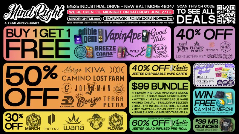 MindRight MINDRIGHT'S 4 YEAR ANNIVERSARY MEGA SALE ‼️
