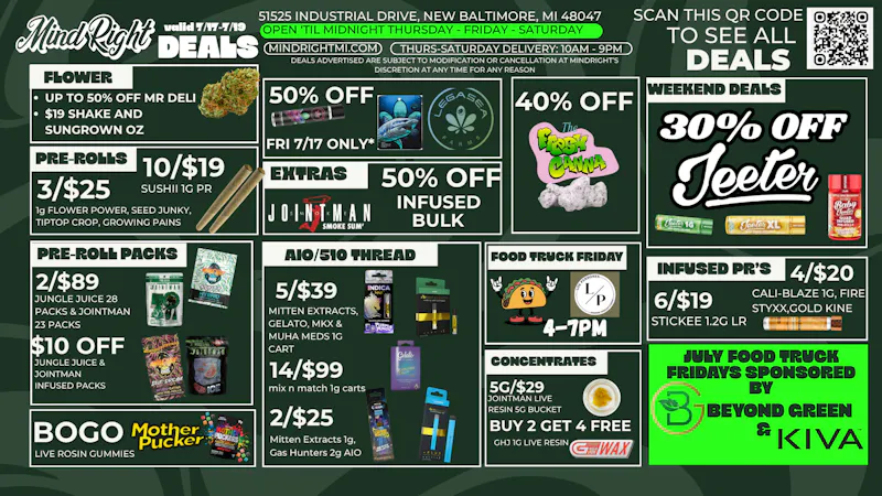 MindRight Smoke Out Sale - Mindright New Baltimore ‼️😮‍💨