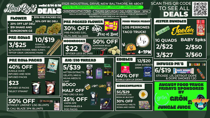 MindRight Mindright - Open Til Midnight- 20% Off Everything!