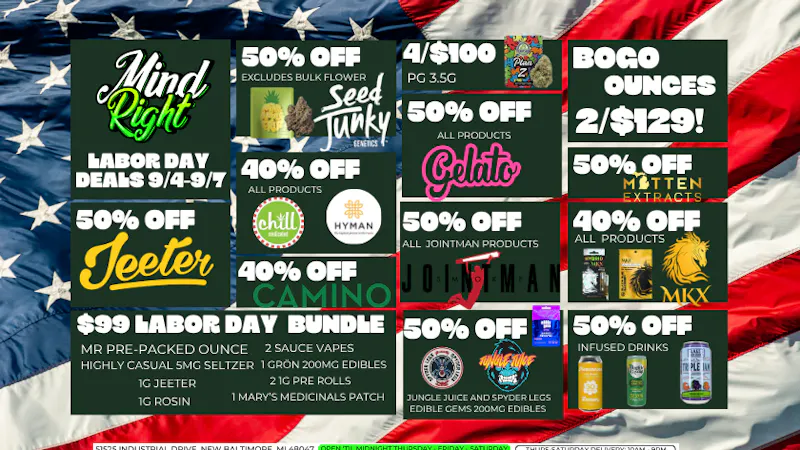 MindRight Labor Day Weekend Sale at Mindright 🇺🇸