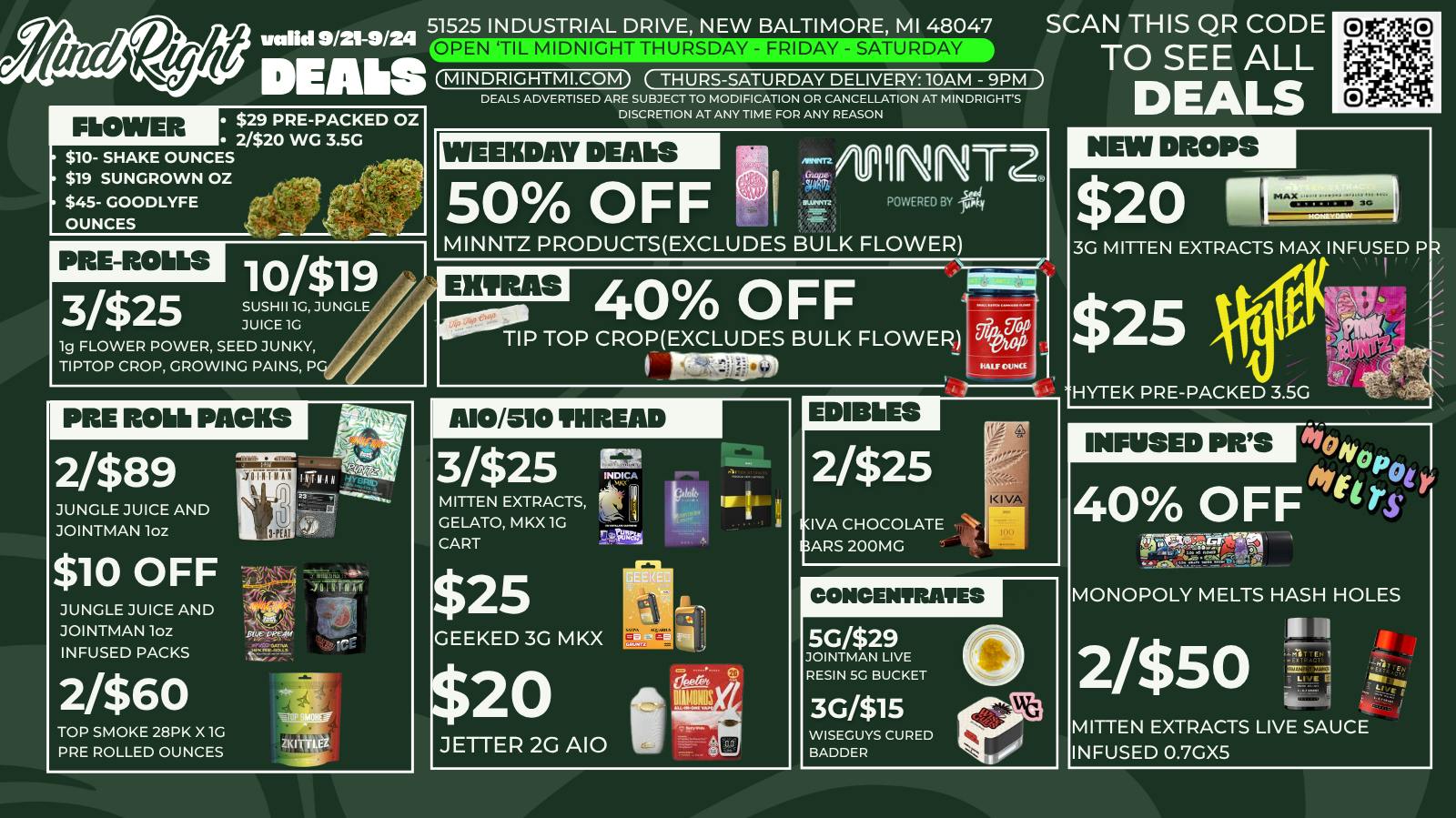 MindRight Mindright New Balt. Best Dispo in Town!!