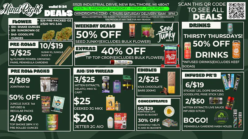 MindRight Mindright New Balt. Best Dispo in Town!