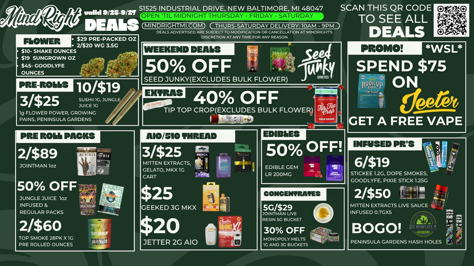 MindRight Mindright- Open Til Midnight + 20% Off Everything!