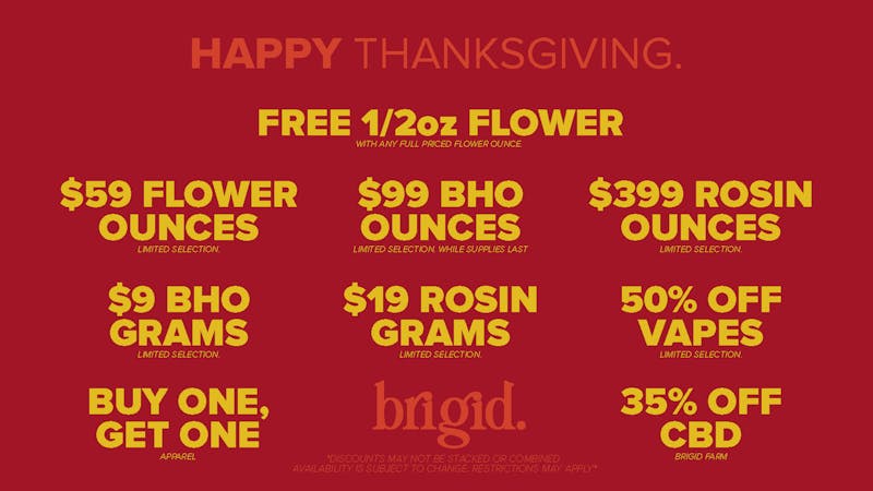 House of Hash Thanksgiving Sale: 11/26-11/29