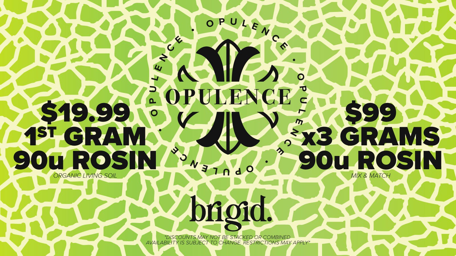 The Farm Stand 90u Rosin Grams Starting at $19.99