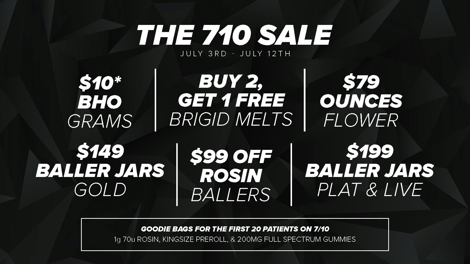 House of Hash The 710 Sale!!!