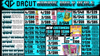 DACUT - Monroe $99 BOGO OZ'S, 15/$29 DABS, 15/$40 CARTS