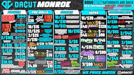 B1G1 Seed Junky, 10/$7 Gummies, $15/$29 Dabs +MORE