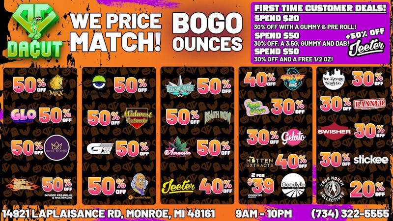 DACUT - Monroe 30%-50% OFF ALL YOUR FAVORITE BRANDS