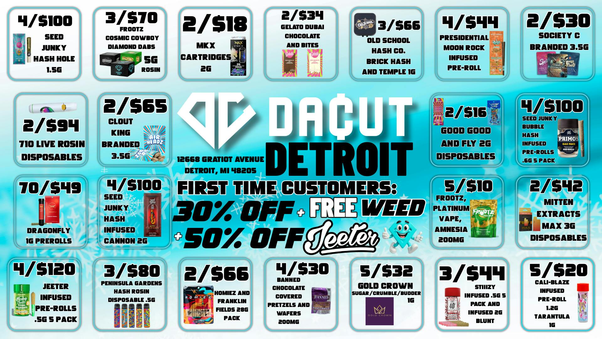 DACUT 4/$100 Primos, Presidential 4/$44