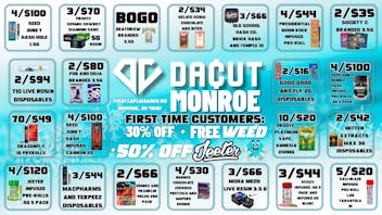 DACUT - Monroe 4/$100 Primos, 4/$44 Presidential