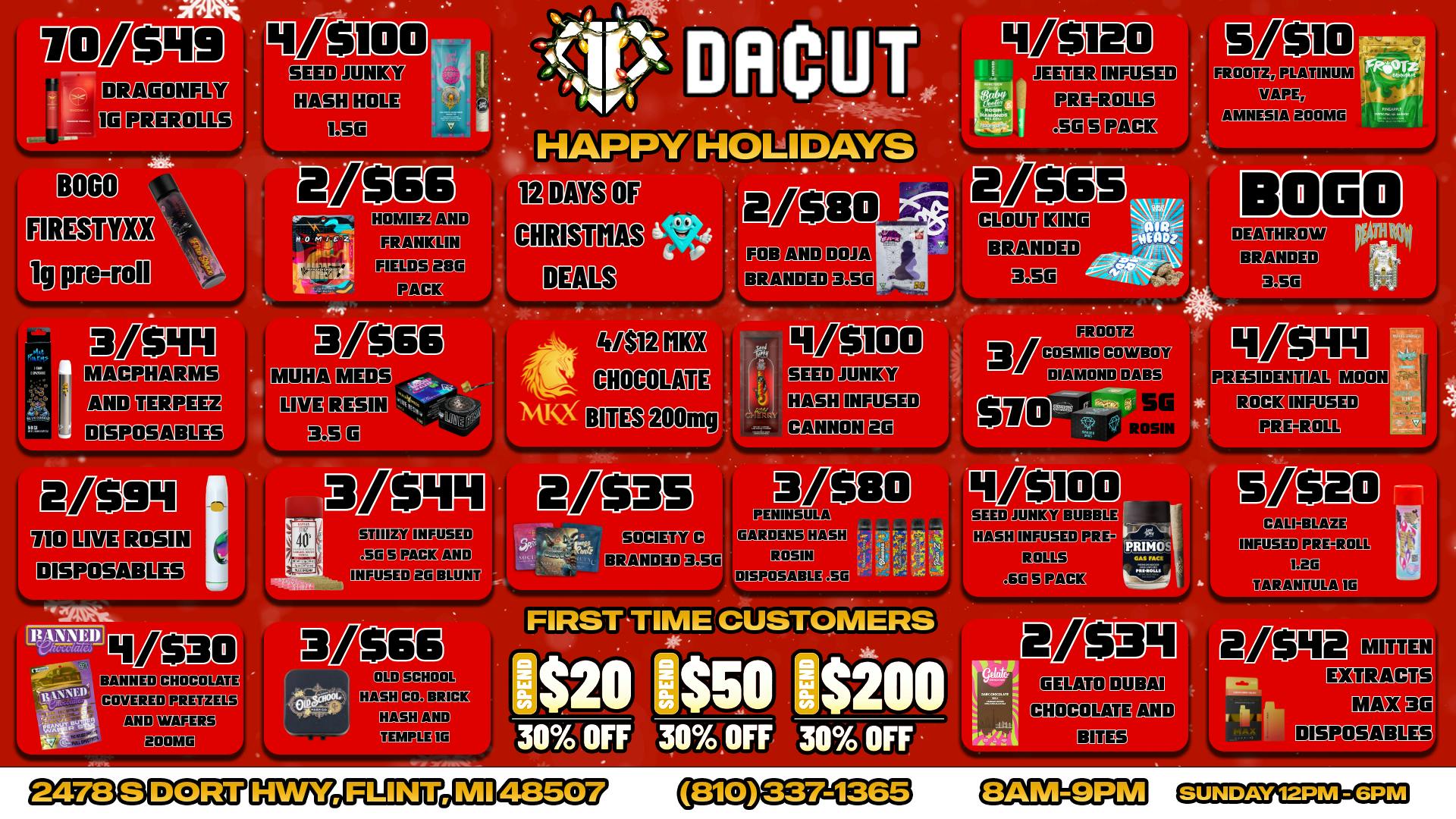 DACUT - FLINT BOGO Firestyxx and 12 Days of Christmas