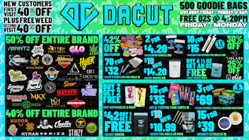 DACUT - Monroe FREE GOODIE BAGS & OUNCES, 2/$4.20 Shake OZ + MORE