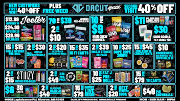 DACUT - Monroe 70/$39 pre-rolls, 15/$79 carts, 15/$79 resin