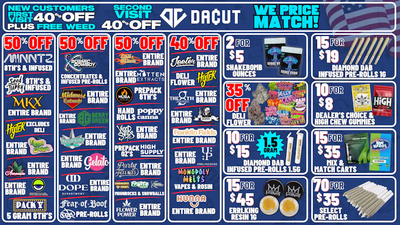 DACUT - Monroe Memorial Weekend Blowout - Up to 50% OFF Store