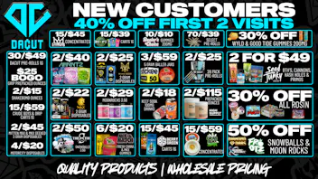 DACUT - Monroe 15/$39 Carts,15/$45 Dabs,2/$25 Muha 2g Disposables