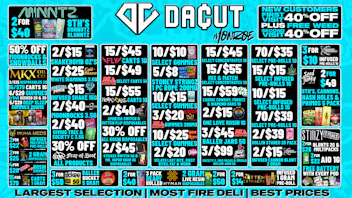 DACUT - Monroe 2/$15 Shakebomb OZ's 70/$35 Select Pre-Rolls +more