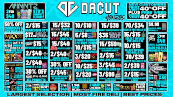 DACUT - Monroe 15/$32 Carts, 15/$39 Dabs, 70/$34 Pre-Rolls +MORE